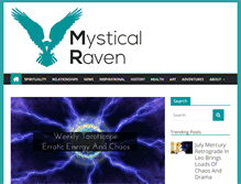 Tablet Screenshot of mysticalraven.com